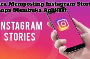 Gambar Cara Memposting Instagram Stories Tanpa Membuka Aplikasi